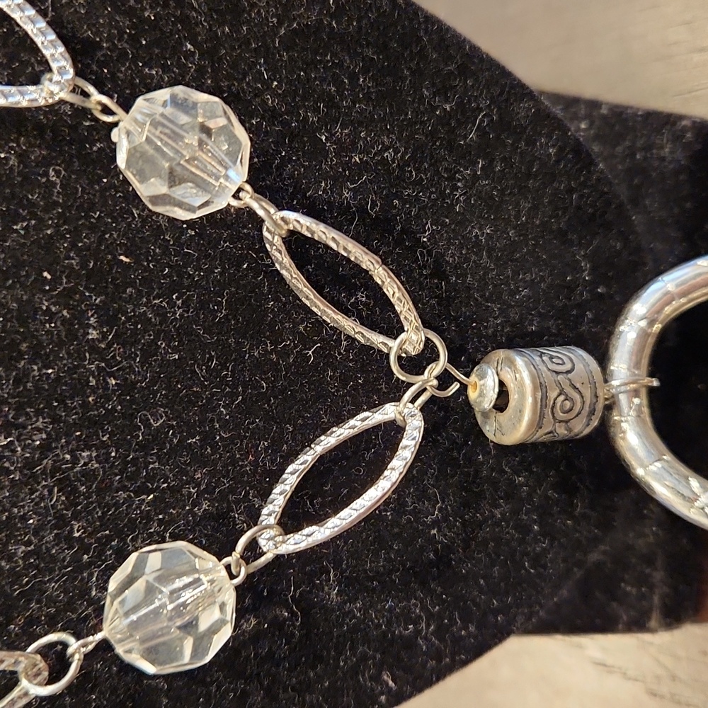 Silver Ring Necklace - Picture 3 of 13